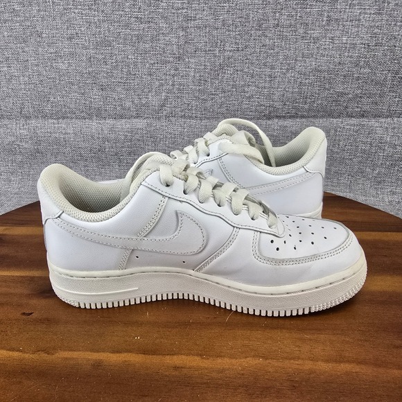 Nike Air Force 1 Low White Leather Sneakers Shoes Women's US 6 DD8959 100 - Picture 13 of 14
